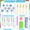 9 Pcs Christmas Diamond Art Suncatcher Double Sided Diamond Art Suncatcher Diamond Art Kit Diamond Ornament Diamond Wind Chime for Adults DIY